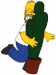 pic for Homer meets Cactus